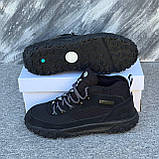 Зимові чорні шкіряні чоловічі термо черевики Timberlands Boots Тімберленд на термо, фото 5