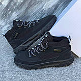 Зимові чорні шкіряні чоловічі термо черевики Timberlands Boots Тімберленд на термо, фото 6