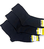 Шкарпетки чоловічі повна махра чорні 27 р. (40-42) (Зимові) Варос, фото 2