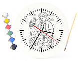 Дитячий набір для творчості годинник-розмальовка за мотивами Мандри Гуллівера (Джонатана Свіфта) 30 см (Г0036), фото 4