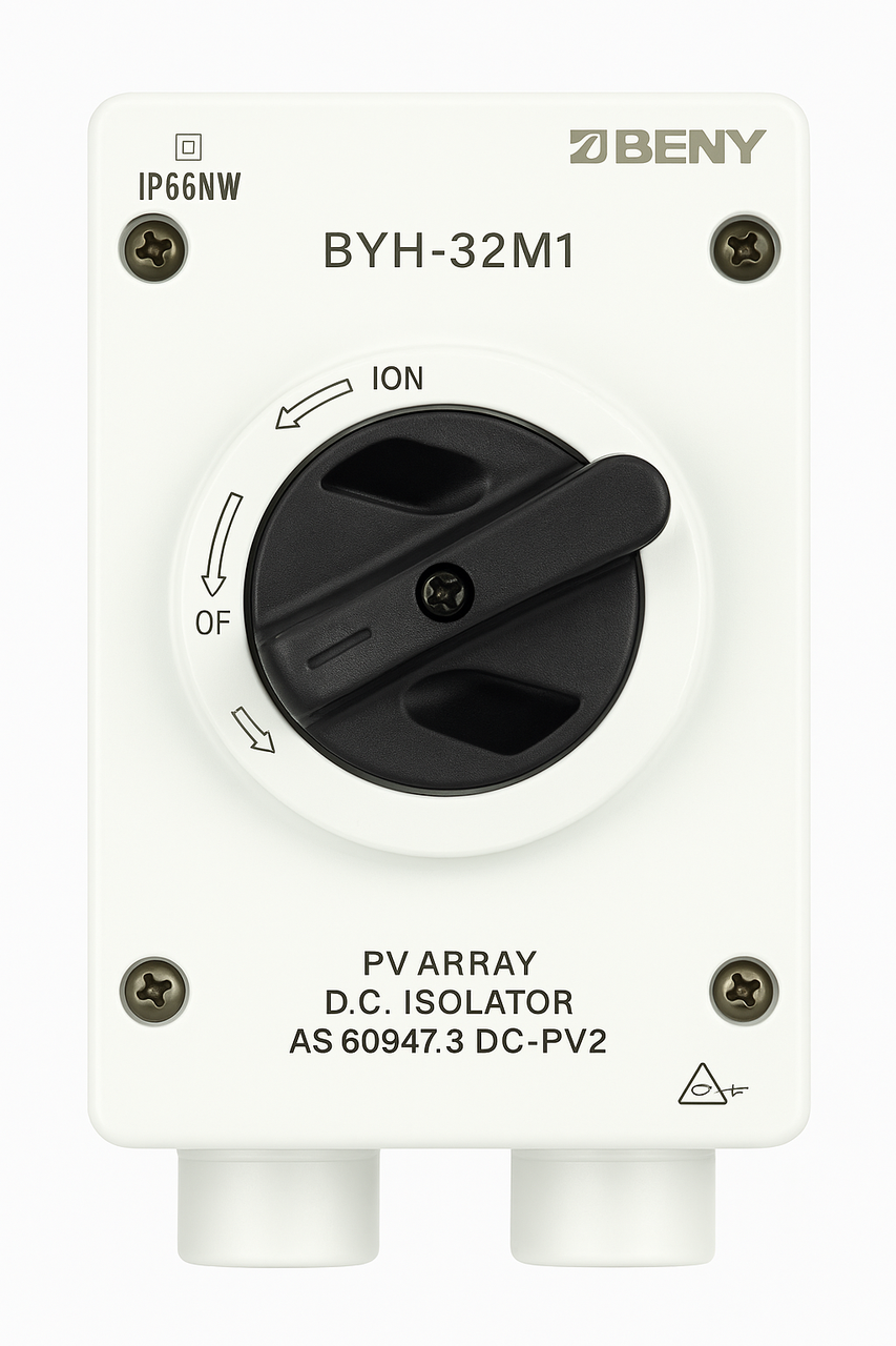 Роз'єднувач (вимикач) постійного струму YRO YRDS1EL 4P 32A 1000V, фото 1