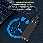 Зовнішня кишеня XON MemoryCase для M.2 NVMe (PCIe) USB 3.1 Type-C Чорний (XSC2C13NV1MG 4340), фото 5