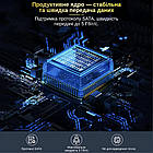 Зовнішня кишеня XON MemoryCase для M.2 NGFF (SATA) USB 3.1 Type-C Чорний (XSC2C13NG1MG 4333), фото 7