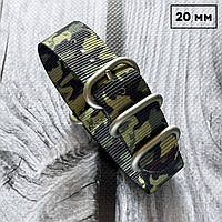 Ремінець Nato Camo A Tacs 20 мм