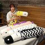 Іграшка Жирафа батон 90 см м'яка іграшка подушка антистрес обіймашка, фото 5