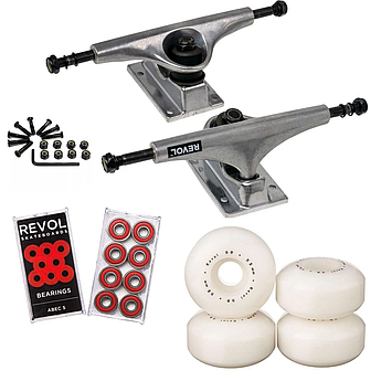 Набір для апгрейду скейтборду Revol: підвіски 5.5, колеса Minimal, підшипники ABEC 5, болти