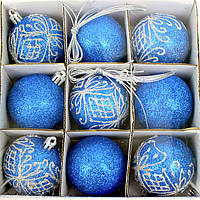 Набір куль 6см 9шт синій №M47879(64)