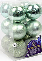 Набір куль 5см 12шт зелений №9720(72)