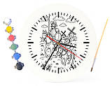 Дитячий набір для творчості годинник-розмальовка за мотивами Дон Кіхот (Мигель де Сервантес) 30 см (Г0037), фото 4
