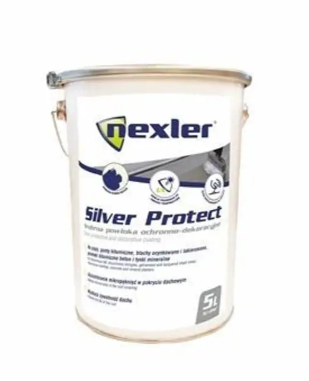 Декоративно-ізоляційне покриття з алюмінієвим пігментом NEXLER Silver Protect, фото 1