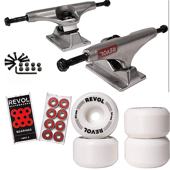 Набір для апгрейду скейтборду Revol: підвіски 5.25, колеса Conical, підшипники ABEC 5, болти