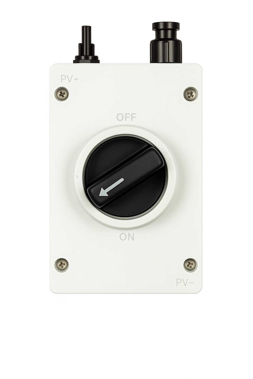 Роз'єднувач (вимикач) постійного струму YRO YRDS1EL 4P 32A 1000V (1 вхід, 1 вихід ) (верх), фото 1