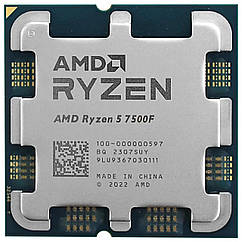 Процесор AMD Ryzen 5 7500F (3.7GHz 32MB 65W AM5) Multipack (100-100000597MPK)