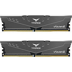 Модуль пам`яті DDR4 2x8GB/3600 Team T-Force Vulcan Z Gray (TLZGD416G3600HC18JDC01)