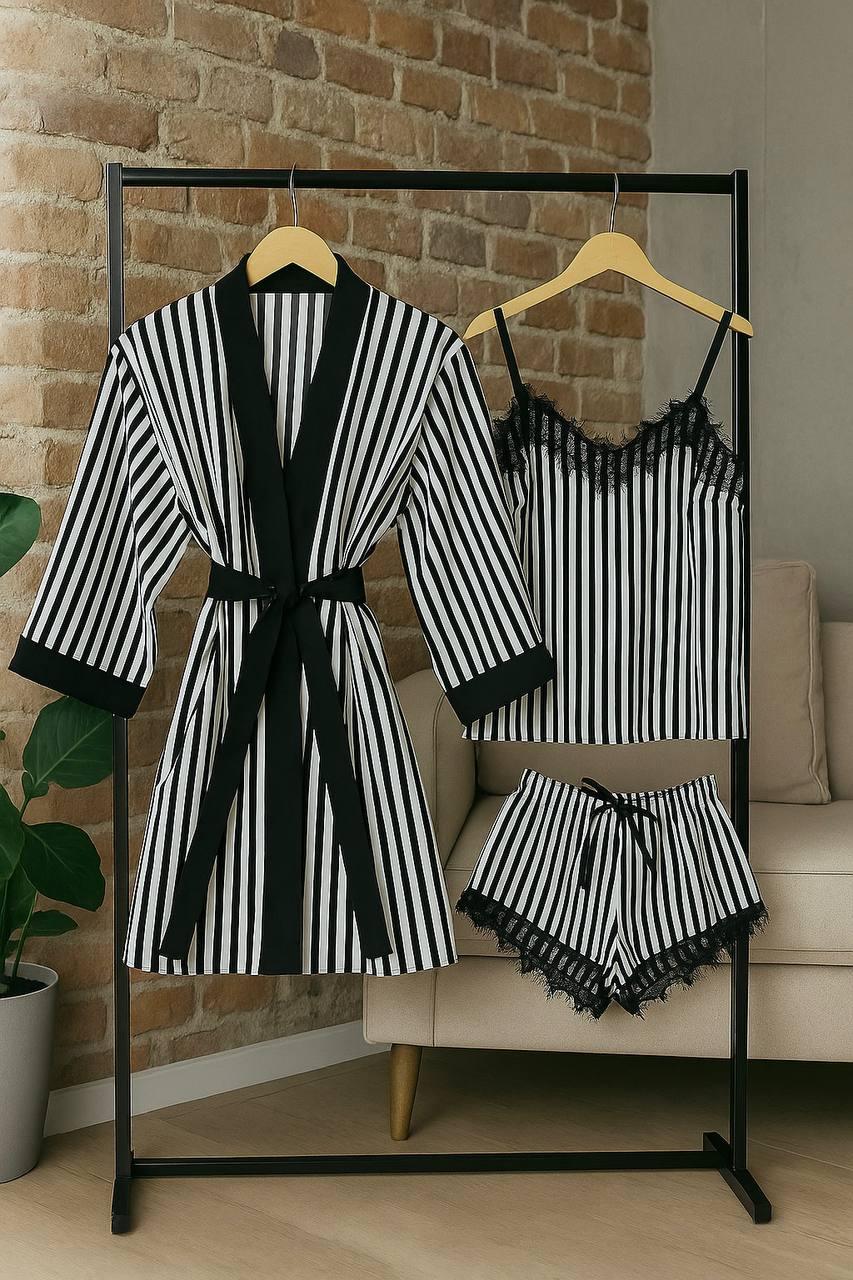 Халат з піжамою, комплект жіночий