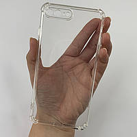 Чохол для iPhone 8 Plus прозорий чохол з посиленими кутами