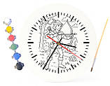 Дитячий набір для творчості годинник-розмальовка за мотивами Робін Гуд — король розбійників (Александр Дюма) 30 см (Г0040), фото 4