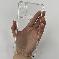 Чохол для Motorola G60 прозорий чохол з посиленими кутами