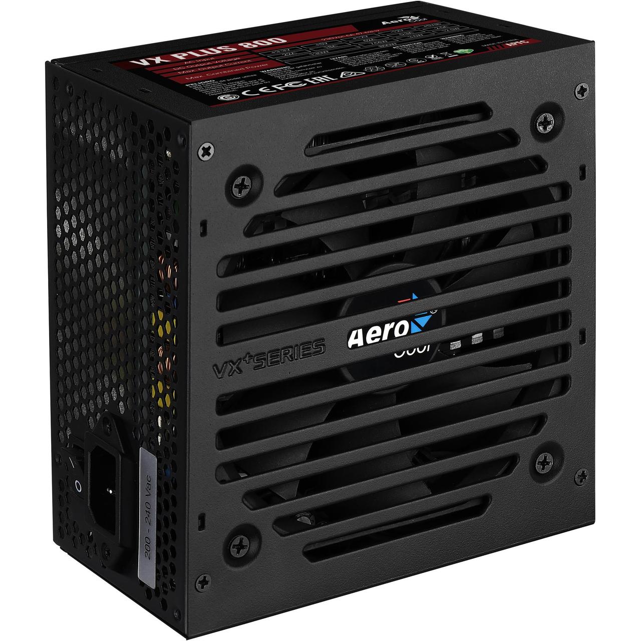 Блок живлення AeroCool VX Plus Stealth 800 (ACPN-VS80AEY.12) 800W, фото 1