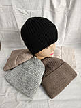 Шапка підліткова на флісі, фото 2