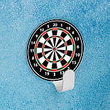 Гачок самоклеючий Western House Дартс 5.8х5х2.5 см Чорно-білий (WESTP2), фото 2