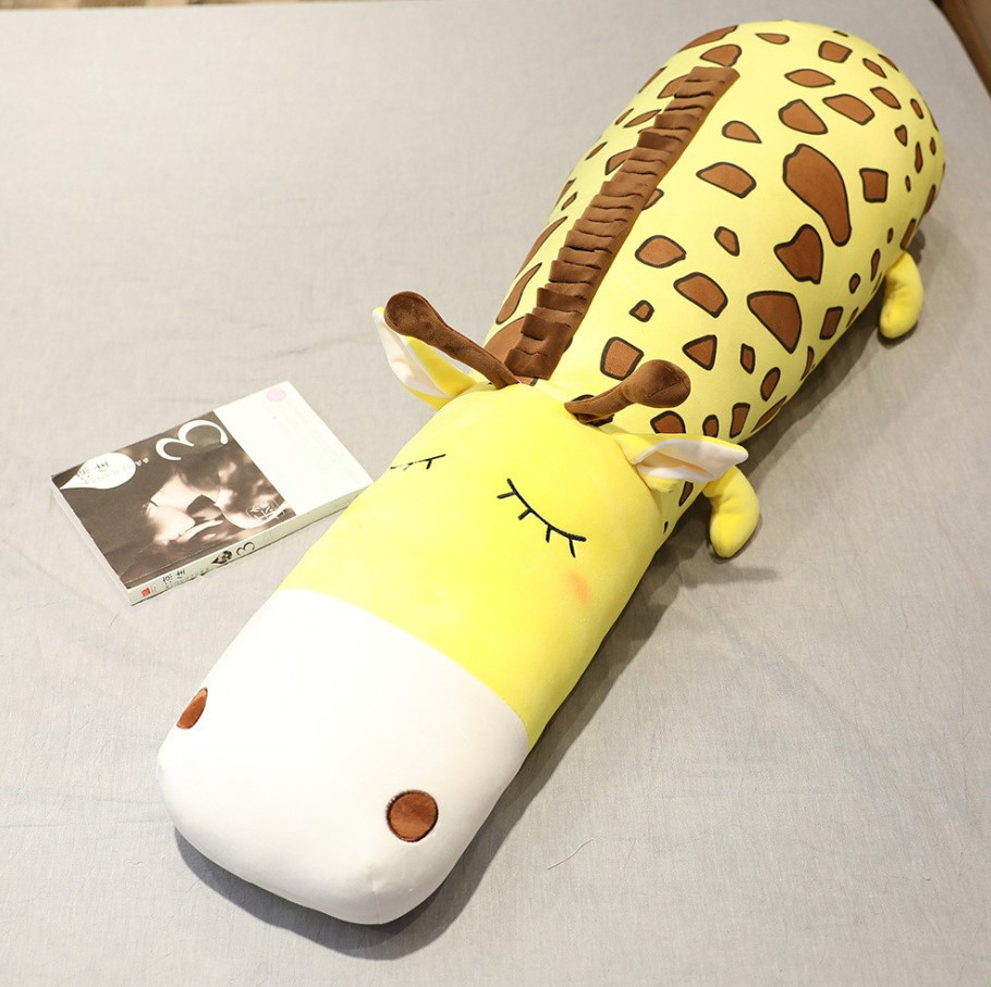 Іграшка Жирафа батон 90 см м'яка іграшка подушка антистрес обіймашка, фото 1