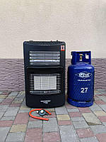 Газовий комплект обігрівач Hausberg HB-1022NG (редуктор, шланг) + балон 27 л