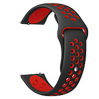 Ремінець універсальний Sport Nike легкознімний для годинника 22 мм Black