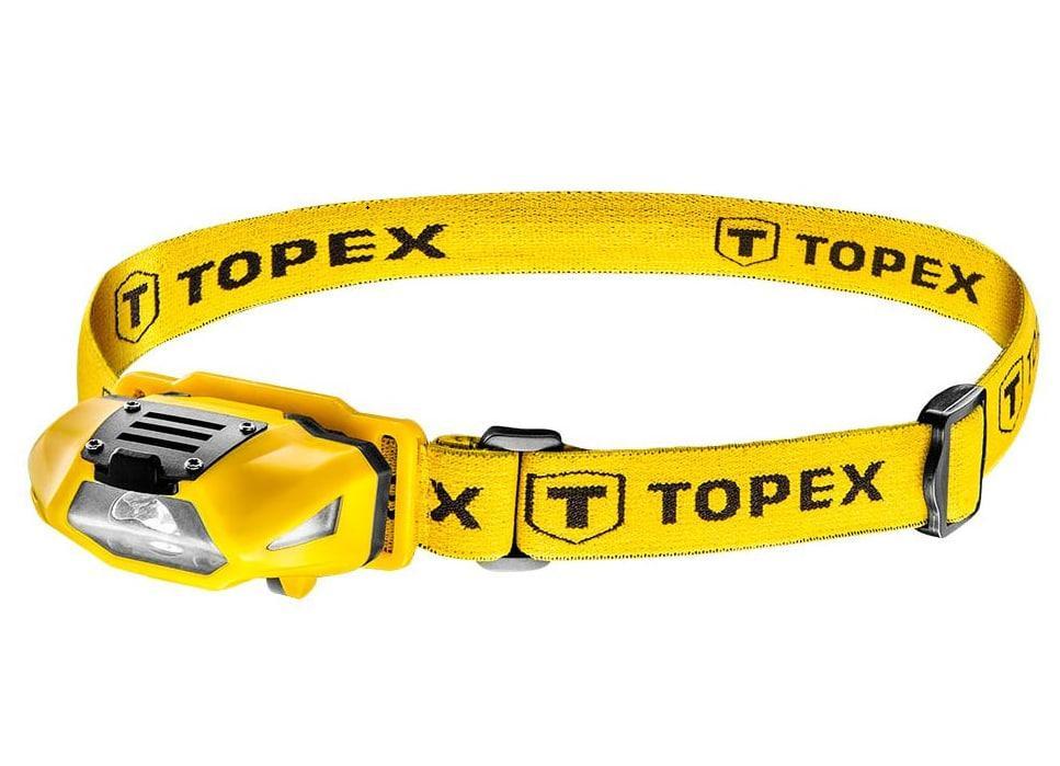 Ліхтар на батарейках налобний Topex 94W390 iz16632, фото 1