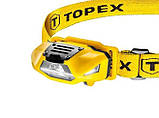 Ліхтар на батарейках налобний Topex 94W390 iz16632, фото 2