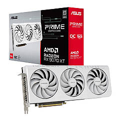 Відеокарта AMD Radeon RX 9070 XT 16GB GDDR6 Prime White OC Asus (PRIME-RX9070XT-O16G-WHITE)