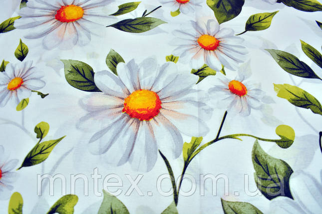 Бязь Ранфорс Ромашки, фото 1