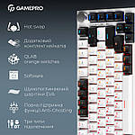 Клавіатура бездротова GamePro Asgard Valhalla MK160W Pro White, фото 8