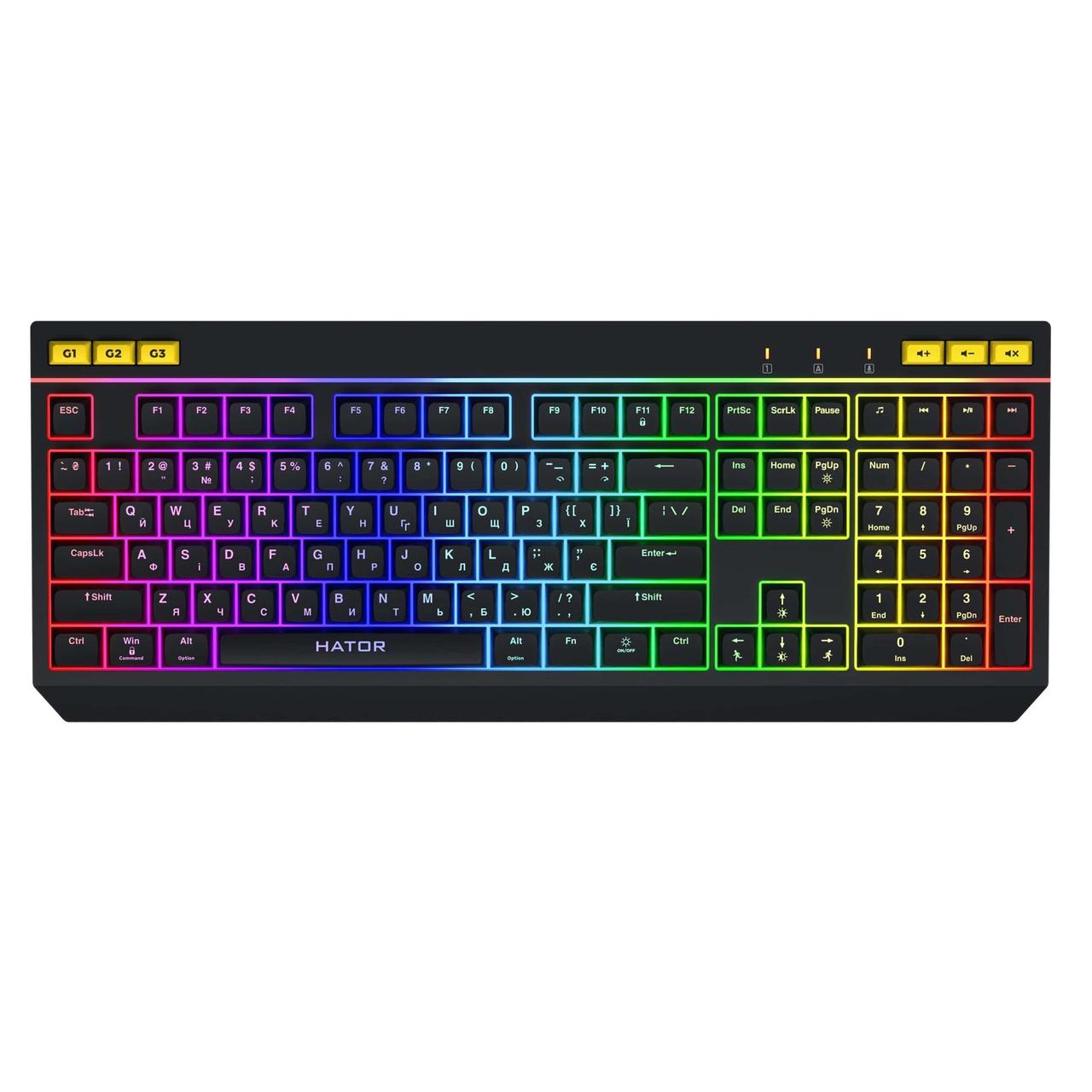 Клавіатура Hator Icefall Black (HTK402UA), фото 1