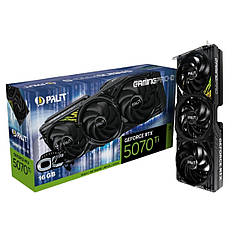 Відеокарта GF RTX 5070 Ti 16GB GDDR7 GamingPro-S OC Palit (NE7507TS19T2-GB2031U)
