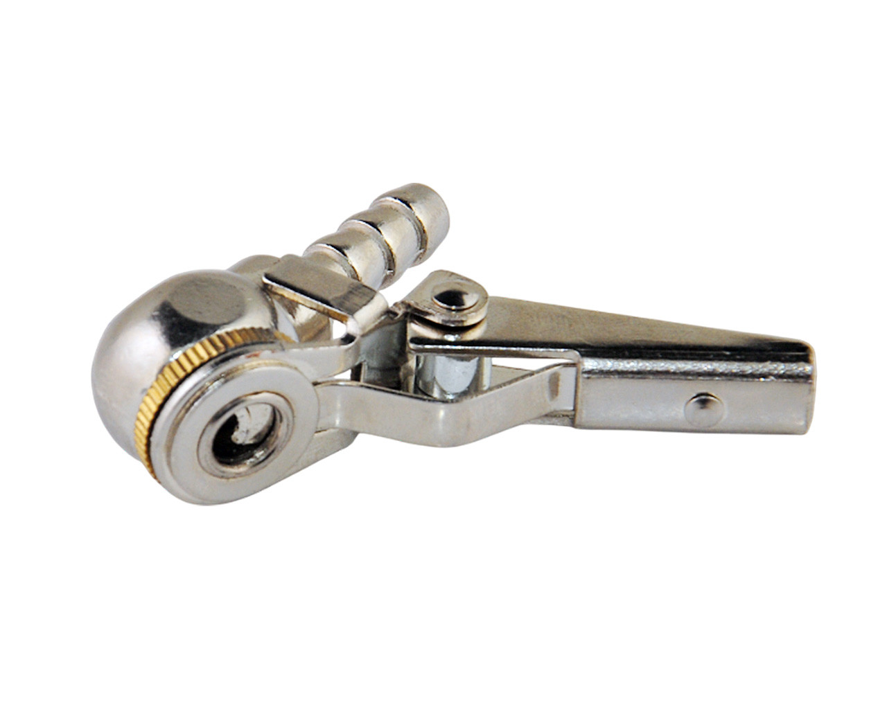 Наконечник підкачування шин на шланг 7 мм посилений сталевий затискач