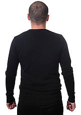 Светр чоловічий Lacoste 25-L140 чорний, фото 4