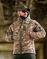 Зимова тактична куртка ГУР з підкладкою Omni-Heat мультикам/оліва/чорний Куртка форма ЗСУ Куртка зимова для військовиХ