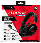 Гарнiтура HyperX Cloud III S Black/Red (A59Z0AA), фото 9