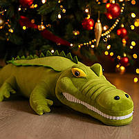 М'яка іграшка подушка Крокодил 90 см — плюшева хижа тварина, арт. 00087-2, фото 5