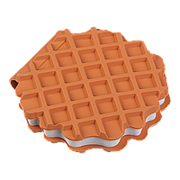Блокнот CHOCOLATE WAFFLE, 90х90мм, 80 арк., нелінований, ароматизована Soft touch обкладинка, KIDS Line