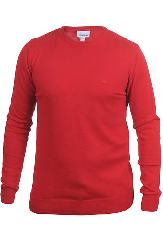 Светр чоловічий Lacoste 25-L140 червоний, фото 1