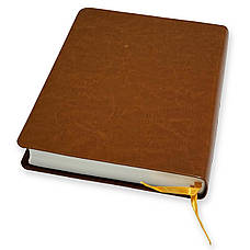 Укр. Біблія Сучасний переклад Турконяк Друге видання широкі поля (коричнева, шкірзам, без застібки, без вказівників, 18х22), фото 5