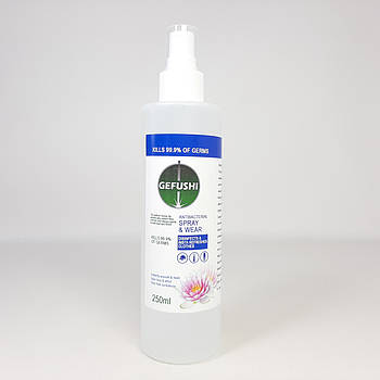 Антибактеріальний спрей Gefushi Antibacterial Spray & Wear для дезінфекції та освіження одягу, 250 мл (X-2558)