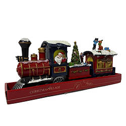 Новорічна інсталяція для декору Потяг 39см*14см