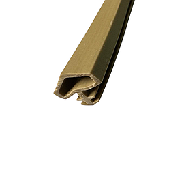 Ущільнювач для міжкімнатних дерев'яних дверей ДР-708 "будиночок" світло-коричневий ширина 10 мм