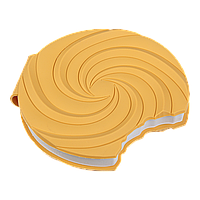 Блокнот SWEET WHIRL, 100х87мм, 80 арк., нелінований, ароматизована Soft touch обкладинка, KIDS Line