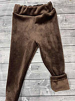 Дитячі теплі лосини на флісі «Рубчик», фото 2