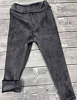 Дитячі теплі лосини на флісі «Рубчик», фото 2