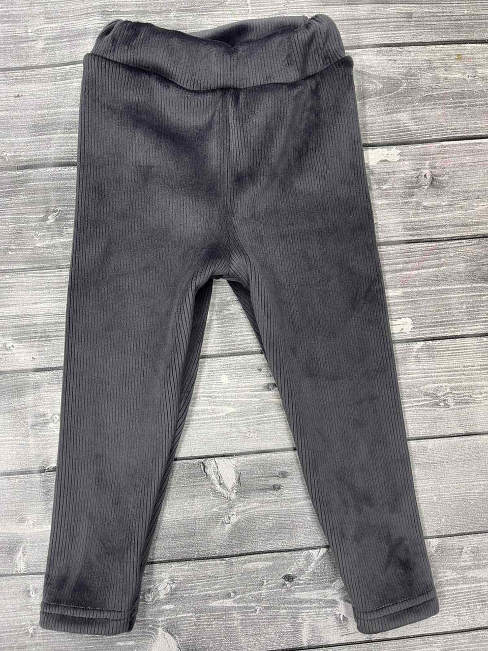 Дитячі теплі лосини на флісі «Рубчик», фото 1